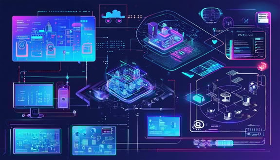 a montage of autonomous systems and software as a service